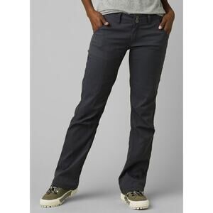 Prana Halle Pant Short Inseam  Coal Mid-Rise Size 16 NWT
